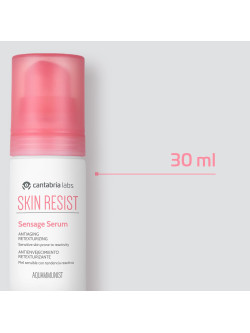 Cantabria Labs Skin Resist Sensage Serum Antiedad, Sérum Facial Retexturizante para Piel Sensible y Reactiva, Aquammunist