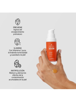 Endocare Radiance C Ferulic Serum Gel, Sérum Antioxidante con Vitamina C y Ácido Ferúlico, Antipolución, Todo Tipo de Piel
