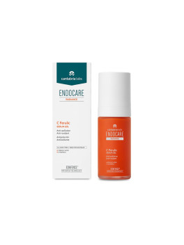 Endocare Radiance C Ferulic Serum Gel, Sérum Antioxidante con Vitamina C y Ácido Ferúlico, Antipolución, Todo Tipo de Piel
