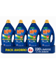 Wipp Express Higiene y Antiolores Detergente Líquido, Pack 4 x 55 Lavados, 220 Lavados, Limpieza Profunda y Agua Fría
