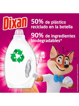 Dixan Total 4+1 Detergente Líquido, Pack Ahorro 4 x 48 Lavados, 192 Lavados, Limpieza, Frescor, Luminosidad y Ahorro para Ropa