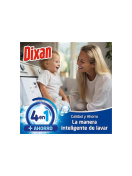 Pack Dixan 4 en 1 + Dixan Total 4+1 Detergente Líquido, 103 Lavados, Limpieza, Frescor, Luminosidad y Ahorro