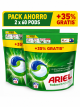 Ariel Todo en 1 PODS Original ( 2x60 ) 120 Cápsulas Lavadora. Elimina Manchas y Olores, Rápida en Frío