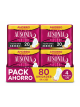 Ausonia Ultrafina Noche Extra Pack Ahorro 80 Unidades (4 x 20) | Compresas con Alas para Noche | Barreras Antifugas