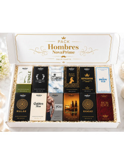 Pack Hombres 12 Perfumes Prady | Colonias para Hombre y Unisex | Lote de Fragancias Frescas, Amaderadas, Orientales y Elegantes