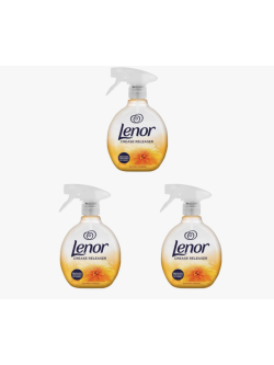 Superpack de 3 uds Lenor - Spray eliminador de arrugas para prendas de vestir y ropa de cama
