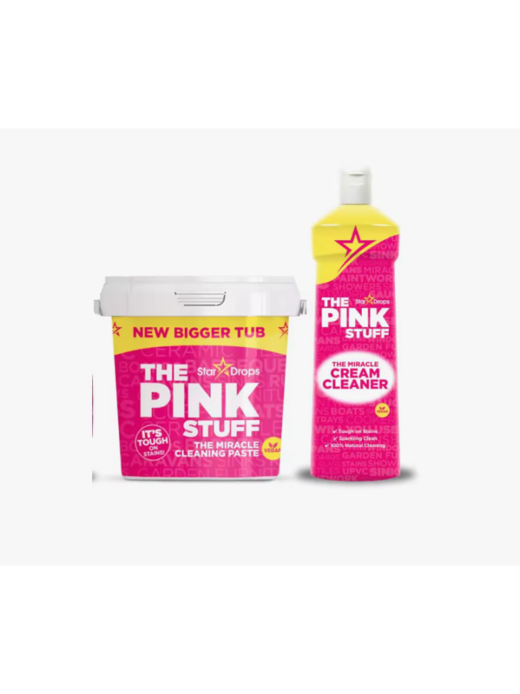 Stardrops - Pack 2uds - Limpiador Milagroso Pink Stuff 500ml + Pasta 850g