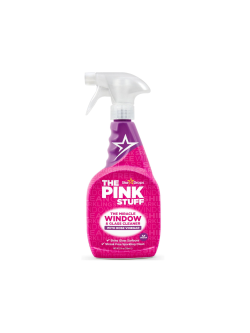 Limpiacristales The Pink Stuff enrequicido con vinagre de rosas , Potente Limpiador de ventanas y vidrios (750 ml)