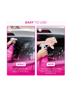 Limpiacristales The Pink Stuff enrequicido con vinagre de rosas , Potente Limpiador de ventanas y vidrios (750 ml)