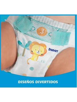 186 unidades Dodot Bebé Seco Talla 4 Plus Pañales anti-fugas Ultra Seco 12h de absorción Pack Ahorro 3x62 10-15 kg