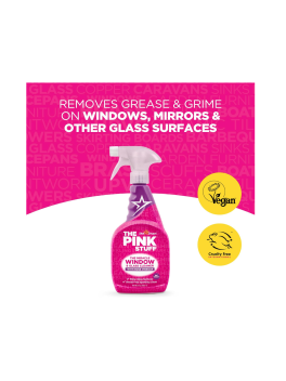 Pack 3 uds - Limpiacristales The Pink Stuff  (750 ml) + Pasta Limpiadora Pink Stuff 850gr