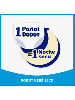 112 unidades Dodot Bebé Seco Talla 5 Plus  12-17 kg