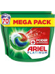 Ariel PODs Platinum, Detergente Líquido En Cápsulas + Poder Quitamanchas Cápsulas, 70 Lavados
