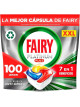 Fairy Platinum Plus Todo en Uno Pastillas Lavavajillas, 100und (5 x 20), Limpieza Profunda y Extra Brillo, Fragancia Limon