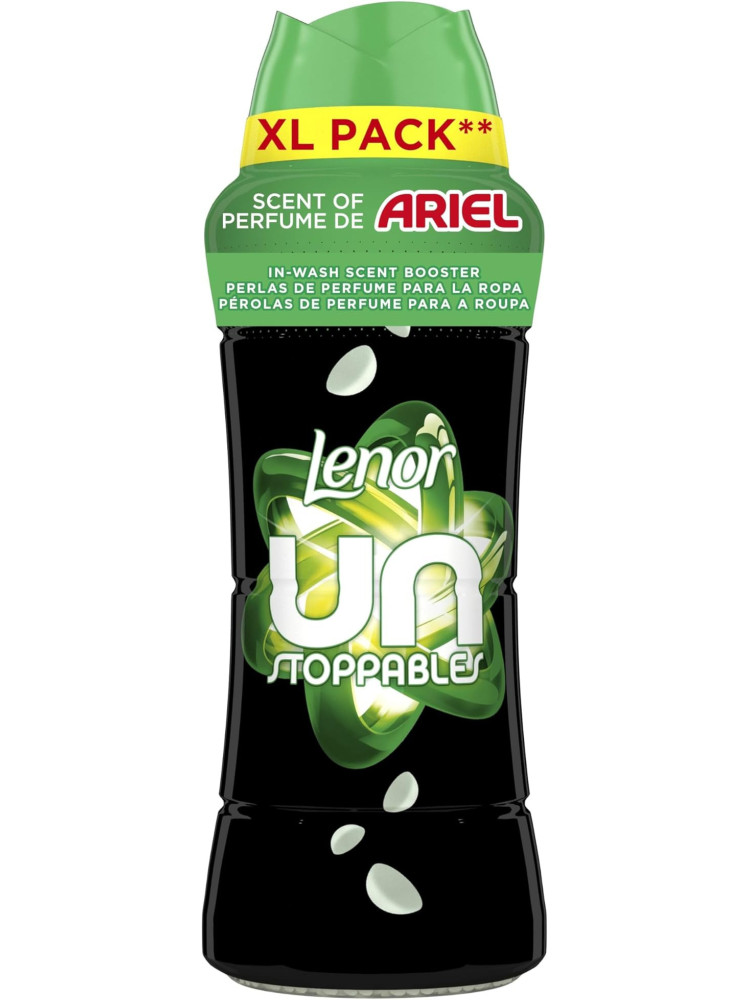 Lenor UNstoppables Perlas de Perfume para la Ropa, 41 Lavados (495g), Suavizante con Fragancia Ariel,