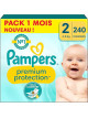 Pampers Premium - Protección de tamaño 2, capas X240, 4 kg – 8 kg