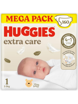Huggies Extra Care Pañales para Recién Nacido con diseños Disney Talla 1