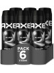 Axe Desodorante Bodyspray Black 150ml, pack de 6 unidades
