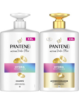 Pantene Pro-V Hydra Revitaliza Champú 1000ml para Pelo Normal y Seco. Nutre y Protege los Enlaces.
