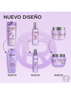 L'Oreal Paris Elvive Hidra Hialurónico Cofre Champú 72h Hidratación y Mascarilla 72h Hidratación Intensiva y Sérum Rellenador