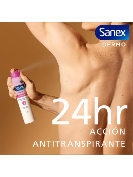Sanex Dermo Invisible Desodorante Spray, Pack 6 Uds x 200 ml