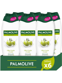 Palmolive Gel de ducha Oliva, 6 x 500 ml