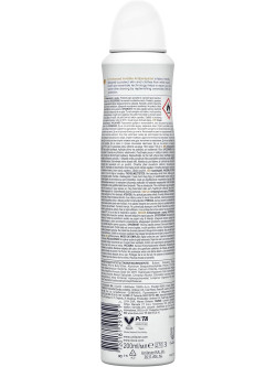 Dove Advanced Care Desodorante advance care Protección 72 horas Spray 200ml, Pack de 6 x 200 ml