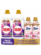 Pack Ahoro Colon Advanced Detergente Líquido 2x 64 Lavados + Flor Rosa 2x36 Lavados Gratis, Ropa Blanca y Color, Quitamanchas