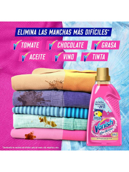 Vanish Oxi Action Gold Quitamanchas Líquido Ropa Color 3x 1500 ml, Sin Lejía, Elimina Manchas, Eficaz desde 20°C