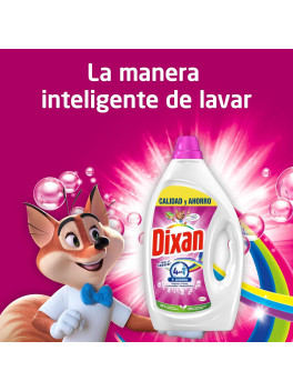 Dixan Total 4+1 Detergente Líquido Lavadora 48 Lavados, Ropa Blanca y Color, Limpieza y Frescor Duradero