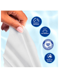 Dodot Toallitas Bebé 99% Agua Pack Ahorro 12 x 60 Toallitas, 720 Unidades, Limpieza Suave para Piel Sensible