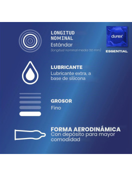 Durex Surprise Me Pack Variado 40 Preservativos, Feeling, Essential, Pleasure Me y Tickle Me, Surtido Mixto