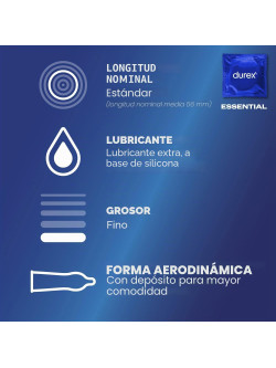Durex Surprise Me Pack Variado 40 Preservativos, Feeling, Essential, Pleasure Me y Tickle Me, Surtido Mixto