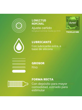 Durex Surprise Me Pack Variado 40 Preservativos, Feeling, Essential, Pleasure Me y Tickle Me, Surtido Mixto